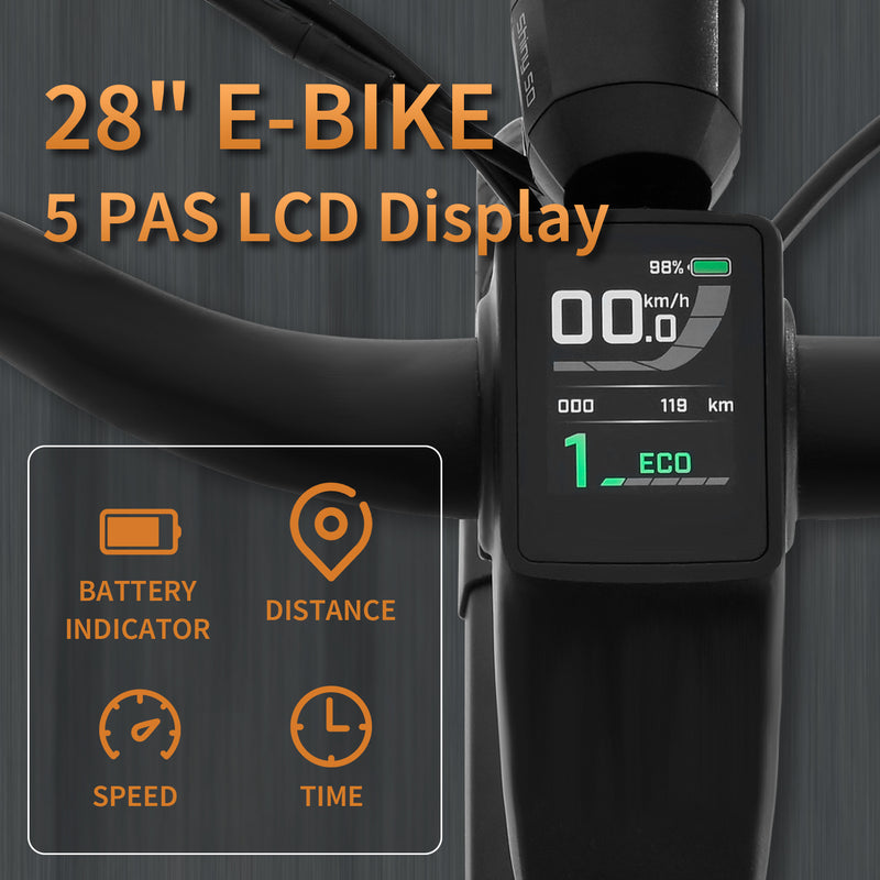 Vecocraft E-City Bike LUNA 2.0 DUAL speed
