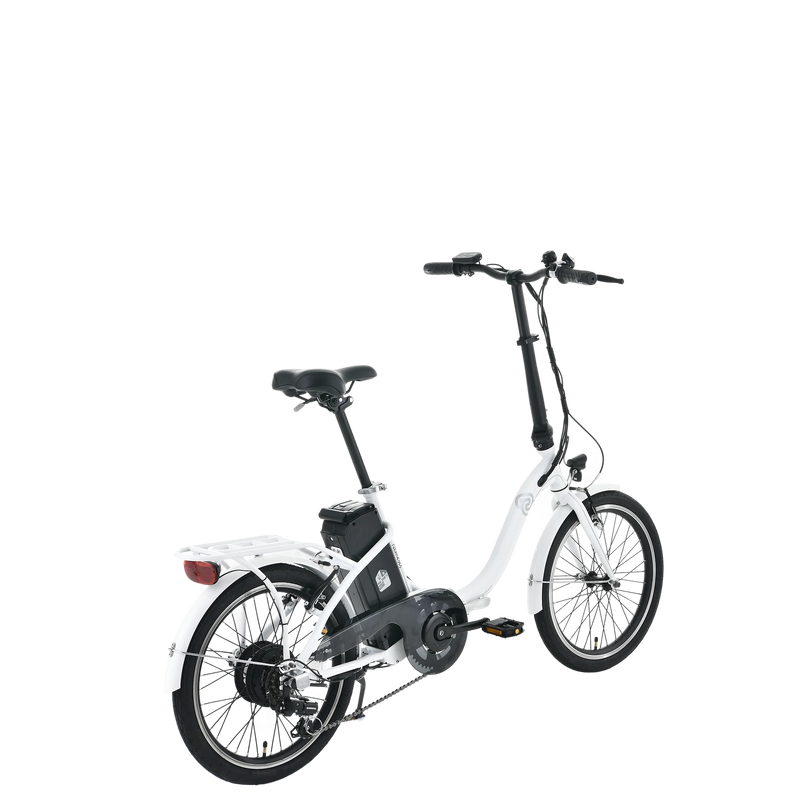 20 Zoll E-Faltrad weiß – Vecocraft NEMESIS 6-Gang City E-Bike