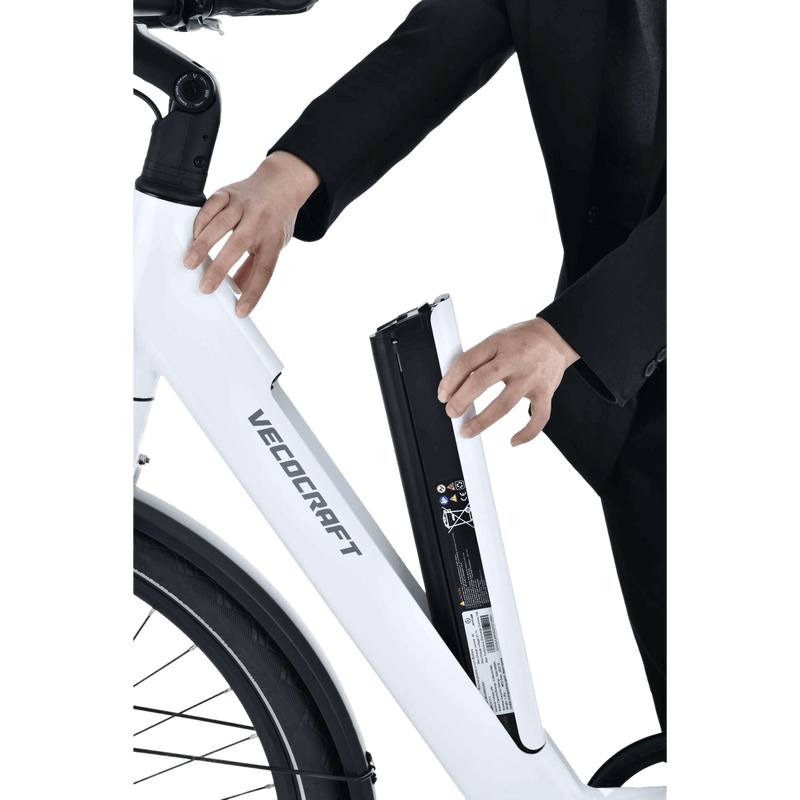 Vecocraft E-City Bike LUNA 1.0 single speed,Weiß