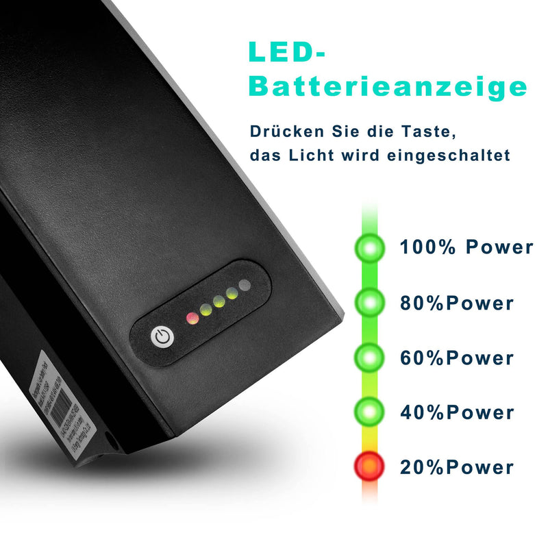 Batterie/Akku für VECOCRAFT EBIKE Athena und Helios 36V 13Ah (468WH)