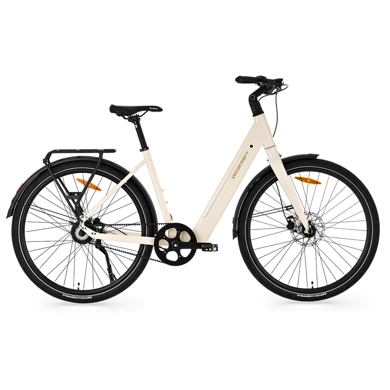 Vecocraft E-City Bike LUNA 1.0 single speed,Sandweiß