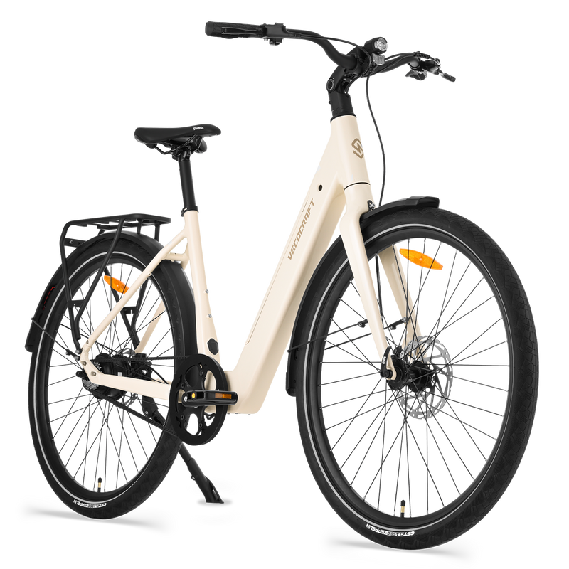 Vecocraft E-City Bike LUNA 1.0 single speed,Sandweiß