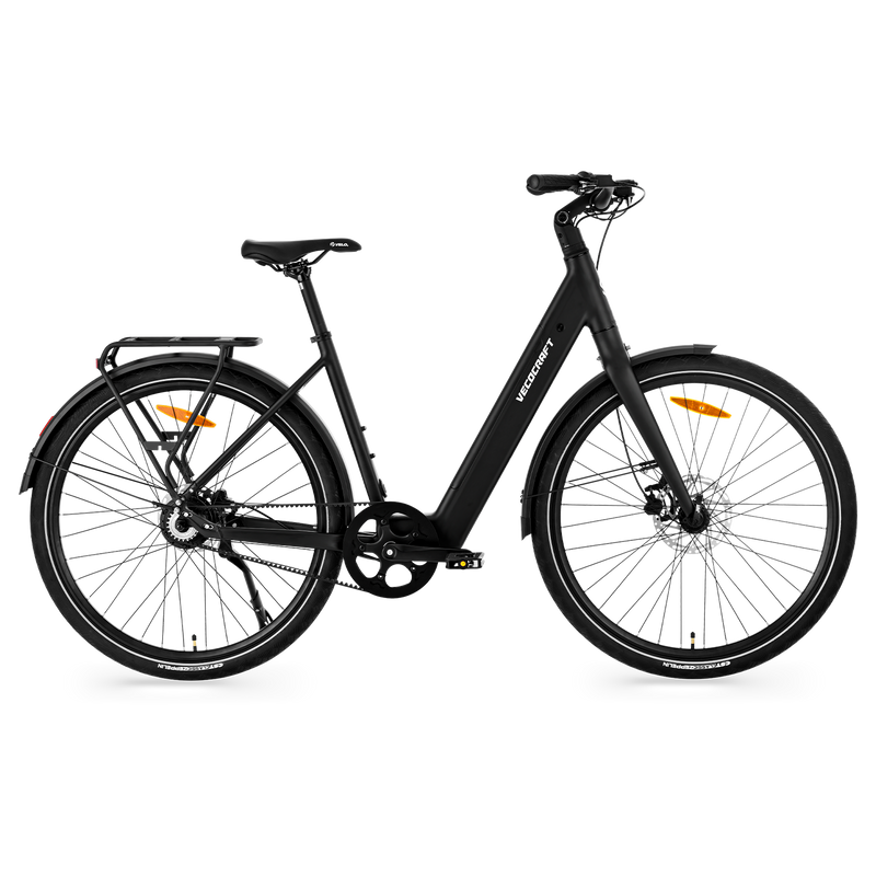 City E-Bike Schwarz Vecocraft LUNA 1.0 single speed