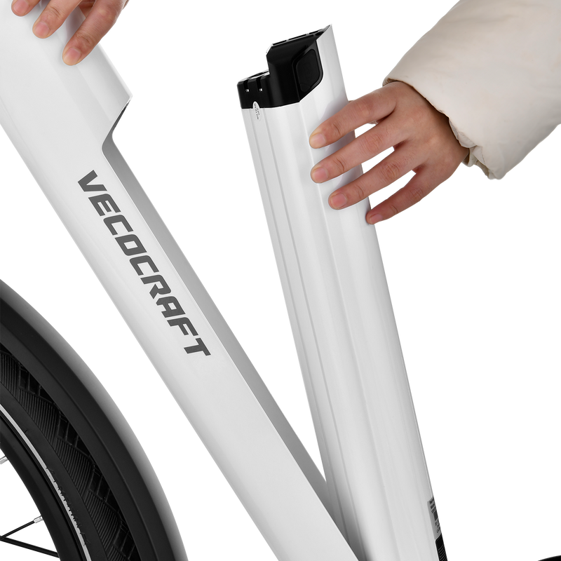Vecocraft E-City Bike LUNA NEO Belt Drive weiß