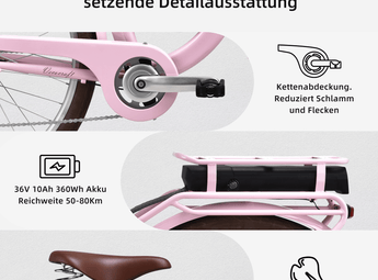 fahrrad kaufen pink VECOCRAFT E-Bikes