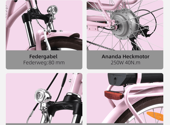 fahrrad kaufen pink VECOCRAFT E-Bikes