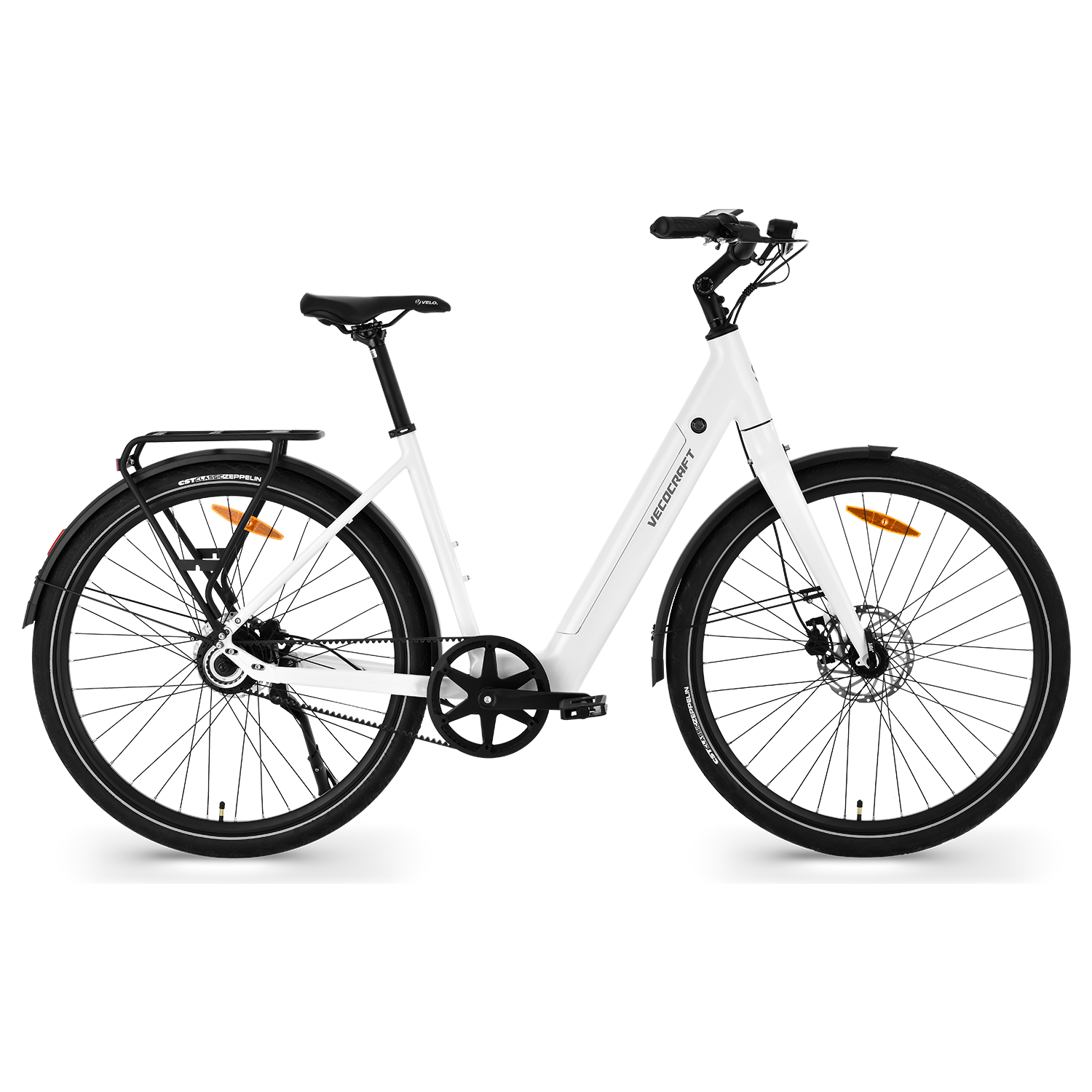 Vecocraft E-City Bike LUNA NEO Belt Drive weiß