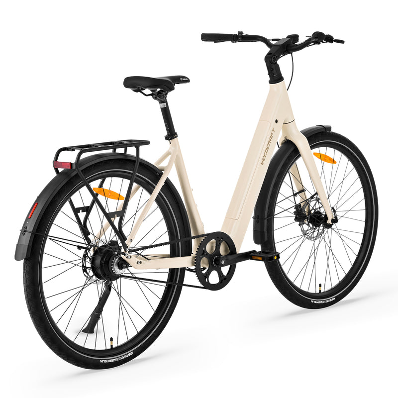 Vecocraft E-City Bike LUNA 1.0 single speed,Sandweiß