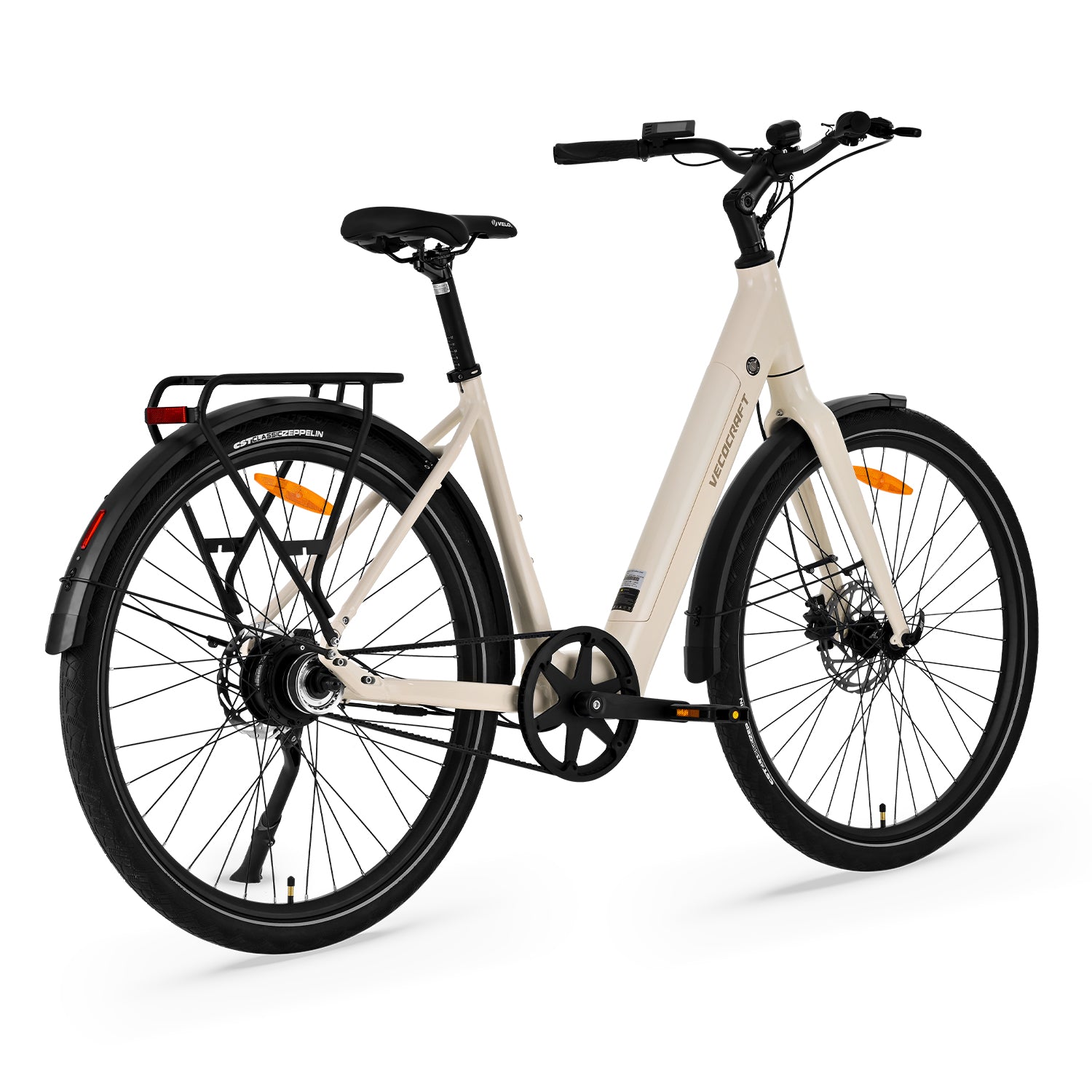 Vecocraft E-City Bike LUNA NEO Belt Drive Sandweiß