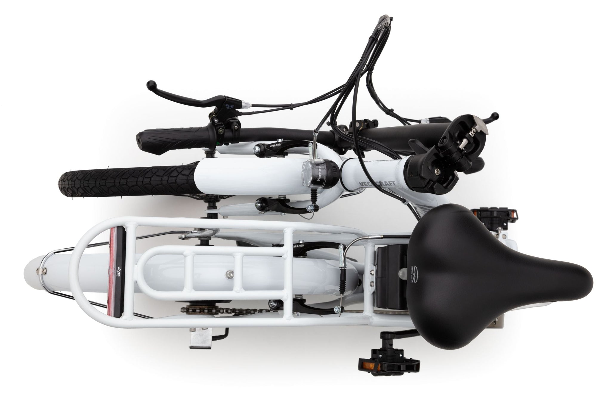 Vecocraft E-Klapprad NEMESIS 20'', E bike,Weiß &schwarz