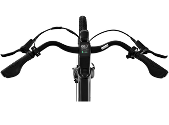 City E-Bike Schwarz Vecocraft LUNA 1.0 mit nahtlosem Rahmen und versteckten Kabeln