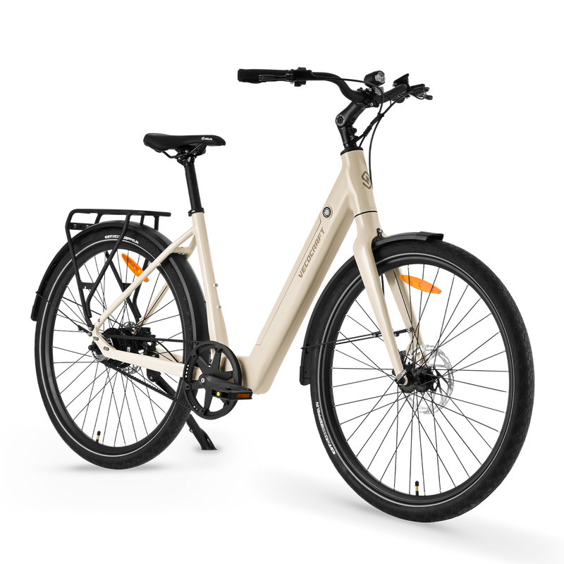 Vecocraft E-City Bike LUNA NEO Belt Drive Sandweiß