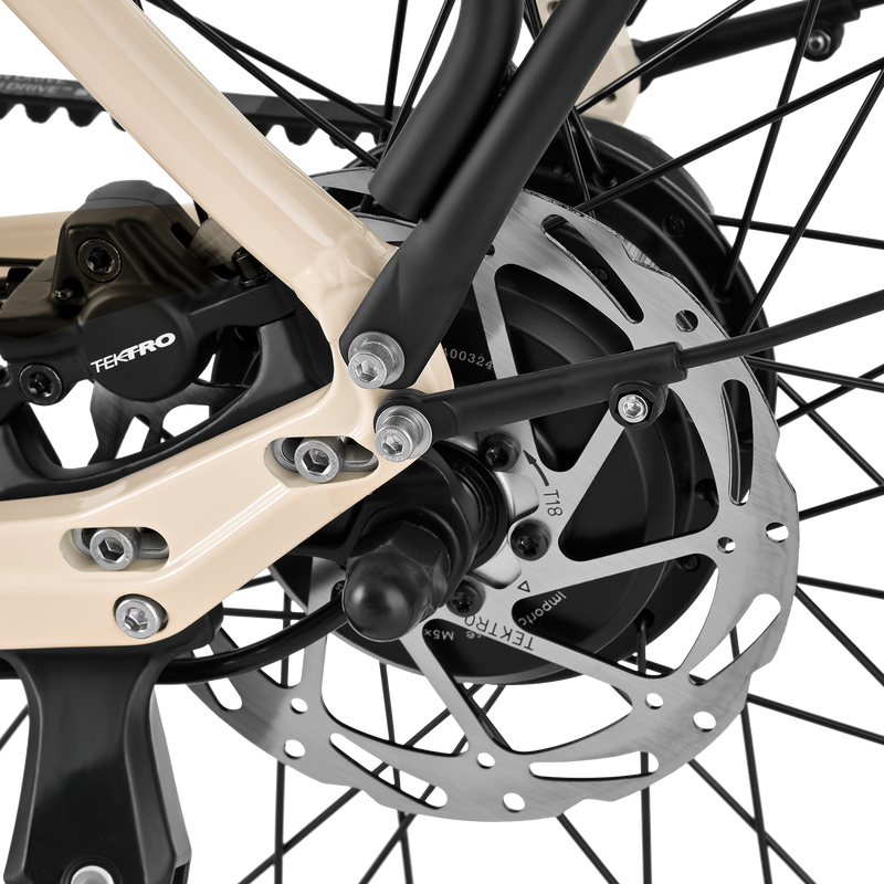 Vecocraft E-City Bike LUNA NEO Belt Drive Sandweiß