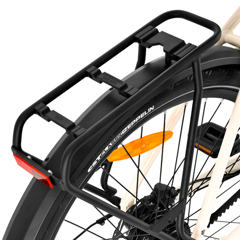 Vecocraft E-City Bike LUNA NEO Belt Drive Sandweiß