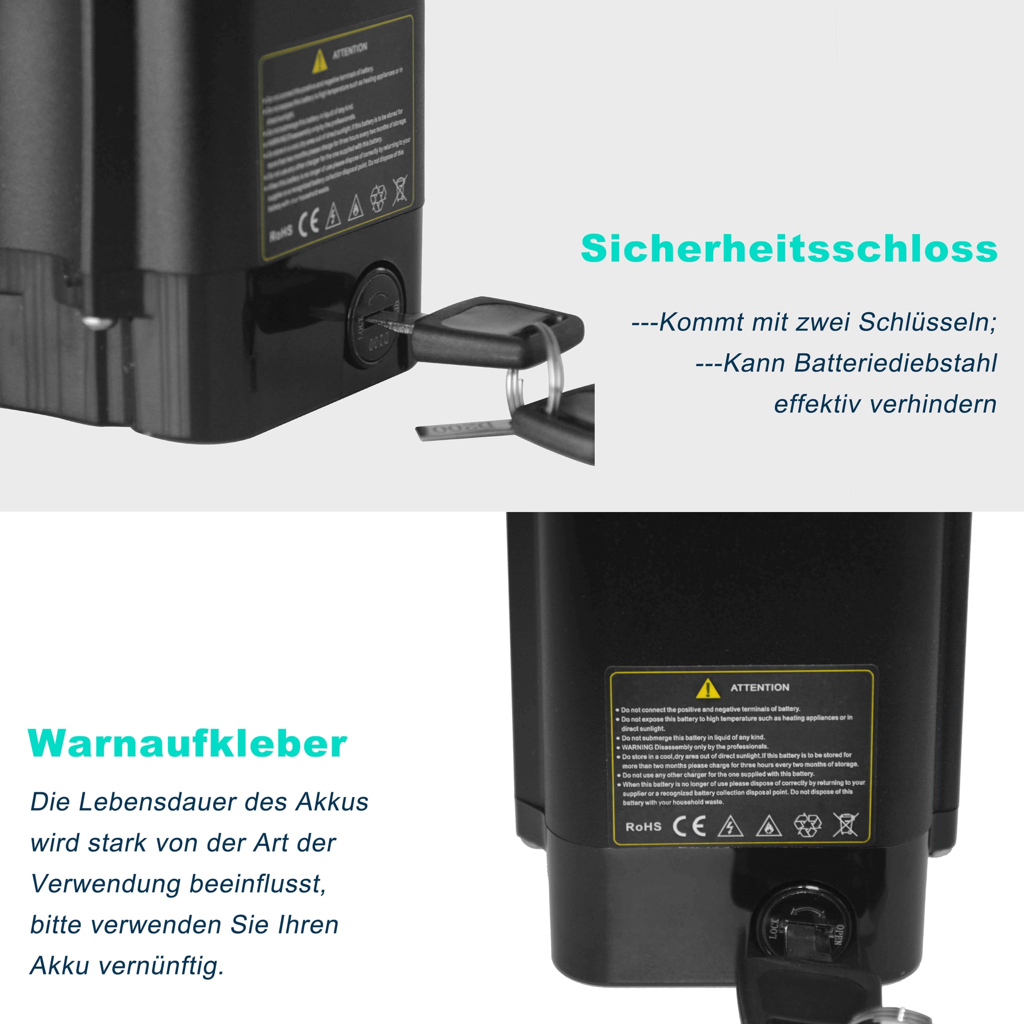 Prophete E-Bike Trio Gepäckträger Akku 36V/10Ah neu - Sonderposten & E Prophete E-Bike Trio Gepäckträger Akku 36V/10Ah neu - Sonderposten & E